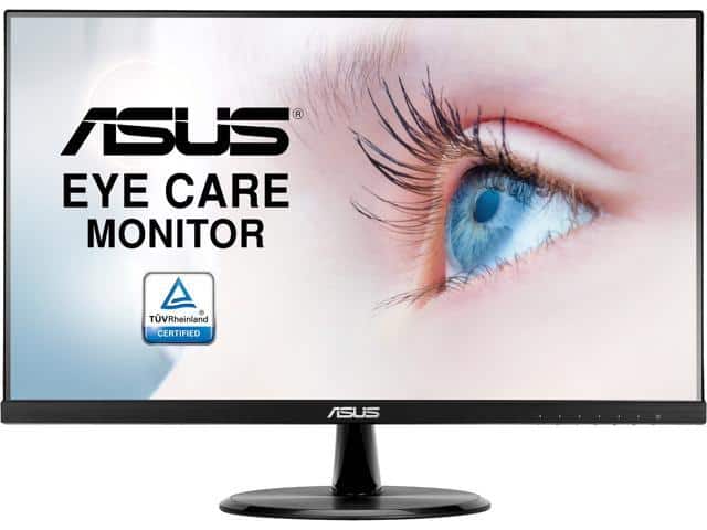 ASUS VP249HE 24" (Actual size 23.8") Full HD 1920 x 1080 Up to 75Hz 5ms (GTG) HDMI VGA  Monitor - $107.99 AC + $4.99 Shipping - Newegg