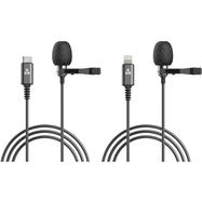 Lavalier Omnidirectional USB Type C or Lightning Clip On Mic - 5ft  $16.99 (USB-C) & $19.99 (MFI) + FS