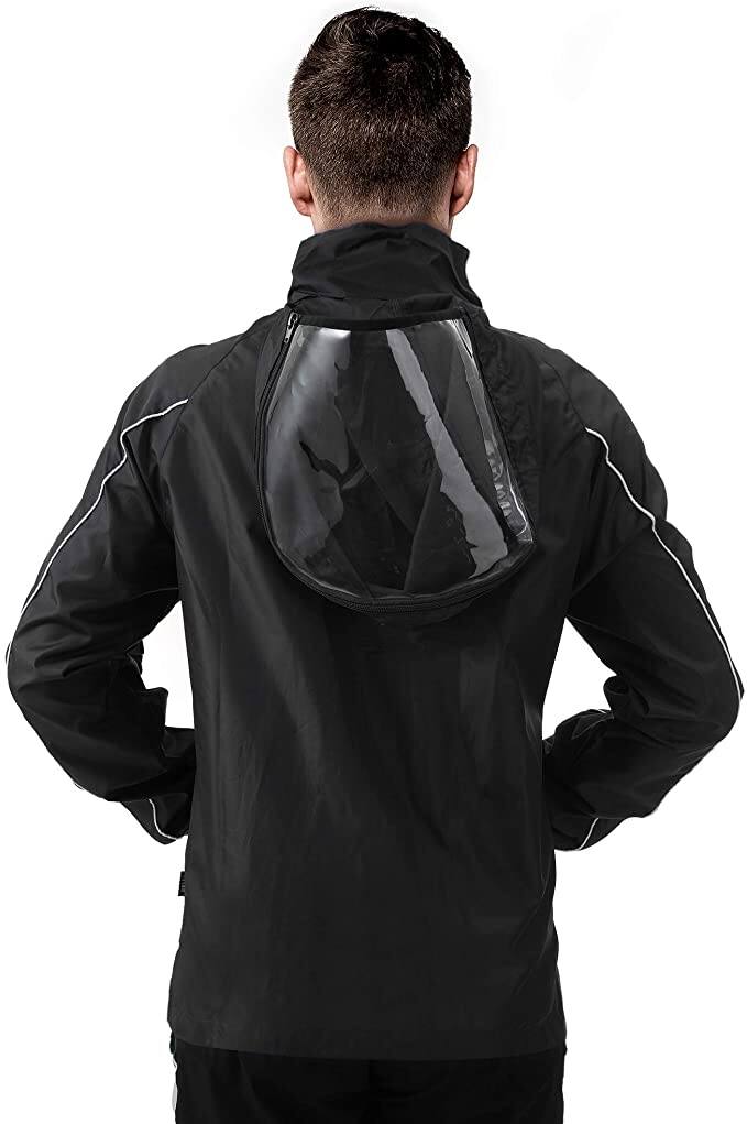 PEAK Waterproof Hooded Raincoat Lightweight Rain Jacket $23.99 AC + FSSS