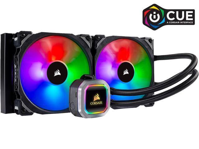 CORSAIR Hydro Series, H115i RGB PLATINUM, 280mm, 2 x ML PRO 140mm RGB PWM Fans  Liquid CPU Cooler - $154.99 AC + FS