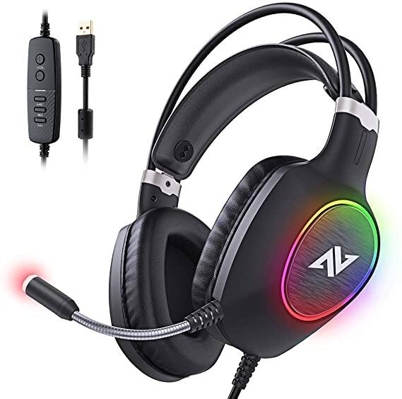 ABKONCORE Gaming Headset w/ Noise-canceling Microphone $23.99 AC + FSSS