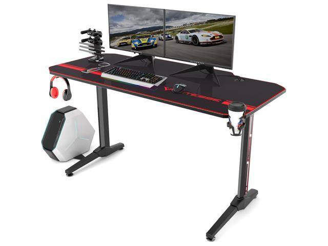 Vitesse 55" T Shaped Computer Gaming Desk with Free Large Mouse Pad + $10 gift card - $149.99 + FS