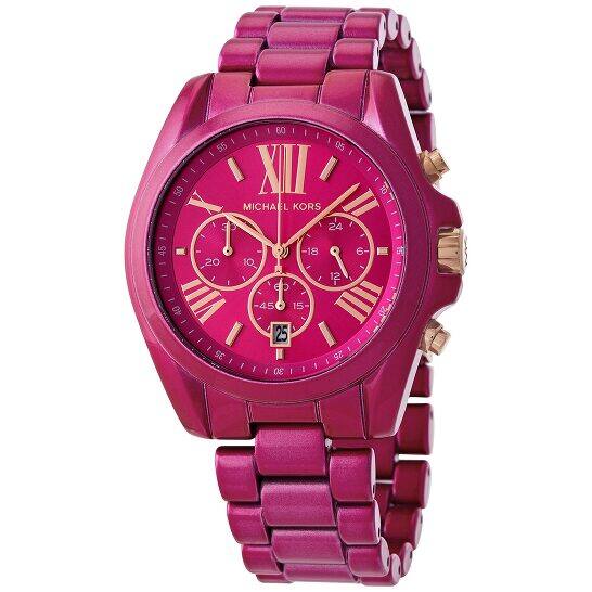 MICHAEL KORS Bradshaw or Ritz Pave Chronograph Pink Ladies Watches - $79.99 Shipped
