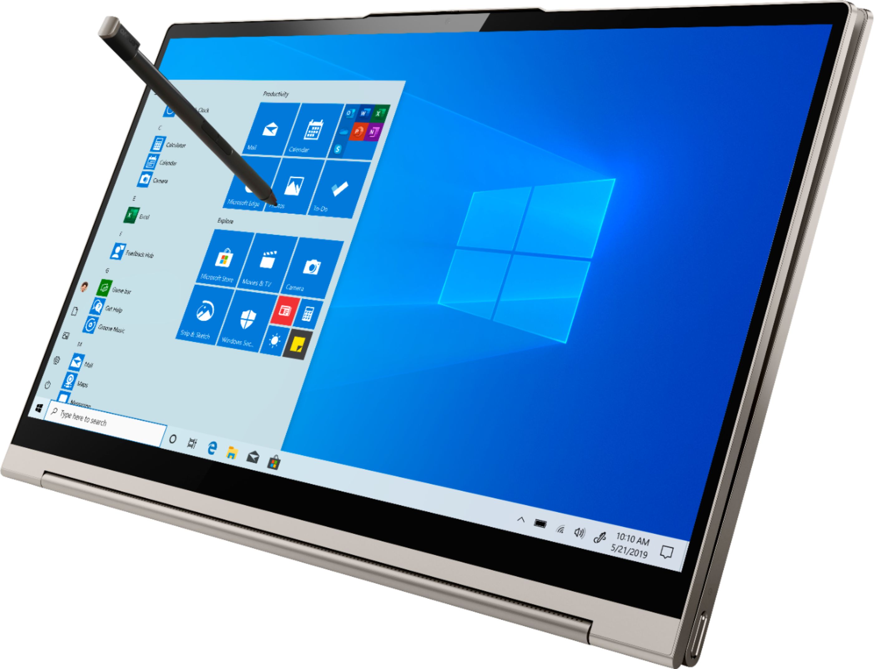 Lenovo - Yoga C940 2-in-1 14" 4K Ultra HD Touch-Screen Laptop - Intel Core i7 - 16GB Memory - 512GB SSD + 32GB Optane - Mica for $1199.99 + FS