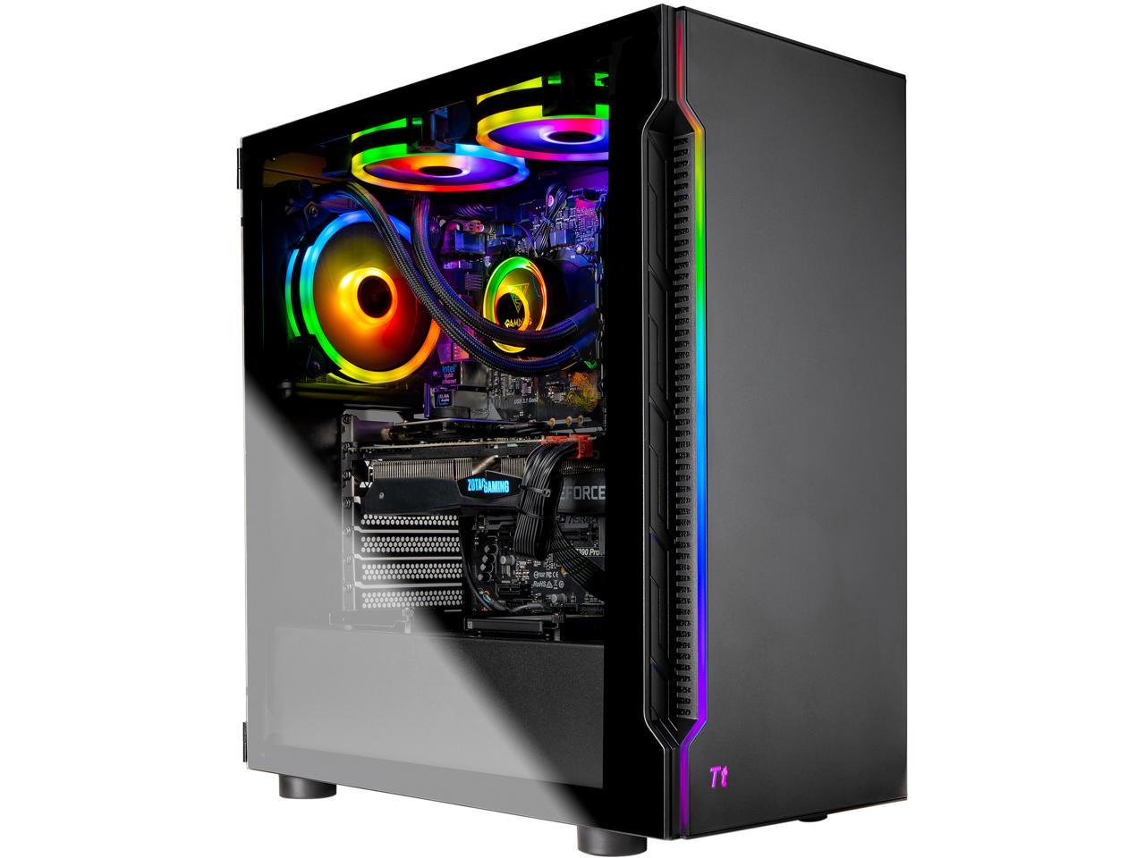 Skytech Shadow Gaming Computer PC Desktop - Intel i7 9700K 3.6 GHz, RTX 2070 8 GB, 1TB SSD, 16 GB DDR4 3000 MHz, 120mm AIO, Windows 10 for $1199.99 + FS