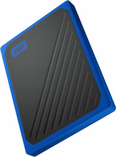 WD My Passport Go 1TB External USB 3.0 Portable Solid State Drive - Black/Cobalt for $99.99 + FS
