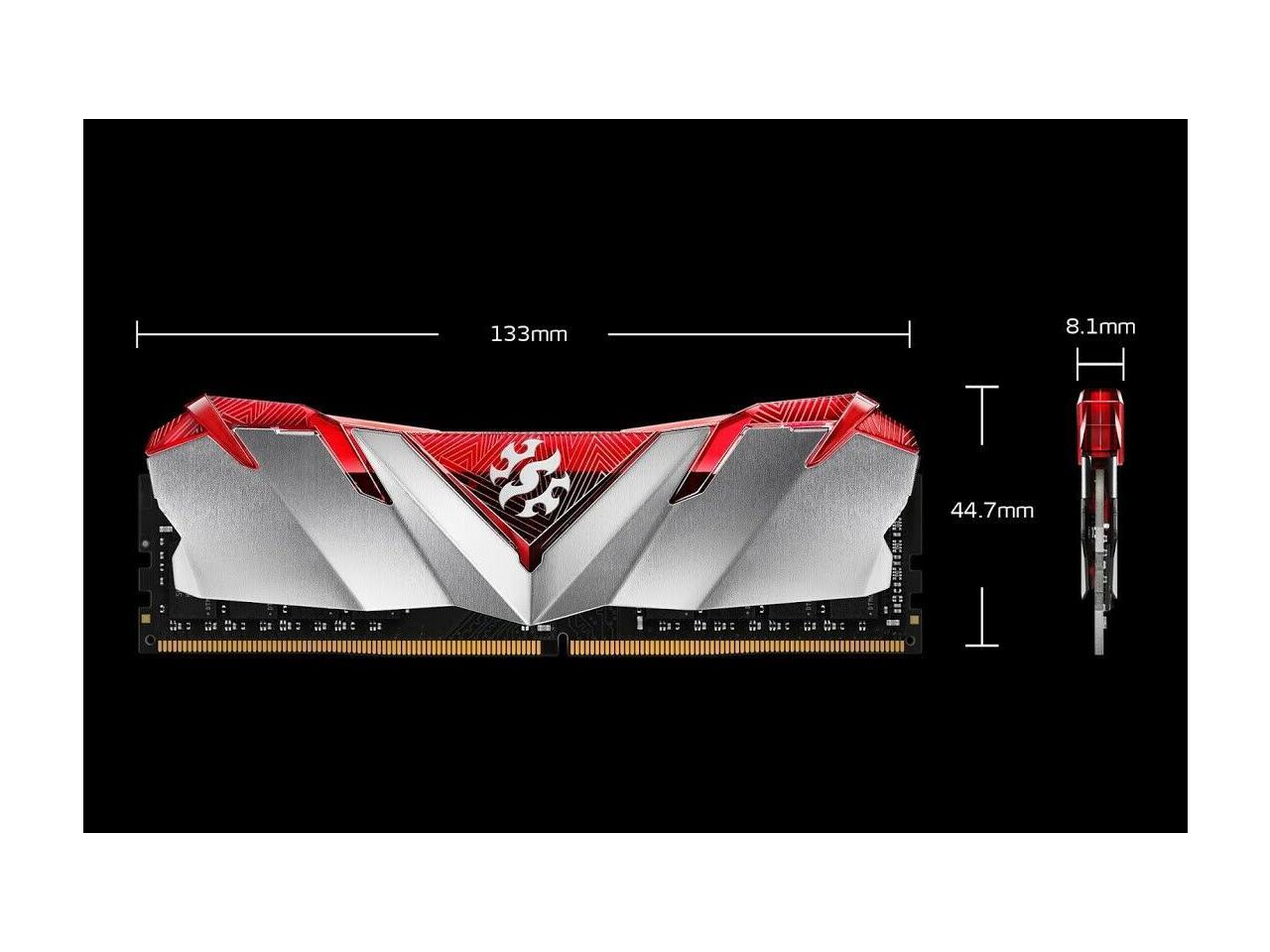 XPG GAMMIX D30 Desktop Memory: 16GB (2x8GB) DDR4 3600MHz CL18 Black + $10 NE GC for $67.99 + FS