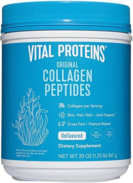 20oz Vital Proteins Collagen Peptides Powder - Pasture Raised, Grass Fed, unflavored for $24.74 AC + FSSS
