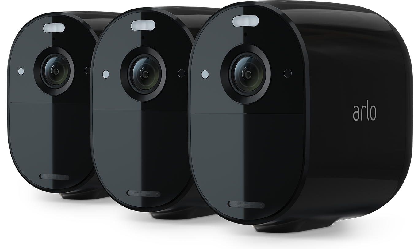 Arlo Essential Spotlight Camera (3 Pack, Black) - $299.99 + Free Shipping w/ Prime