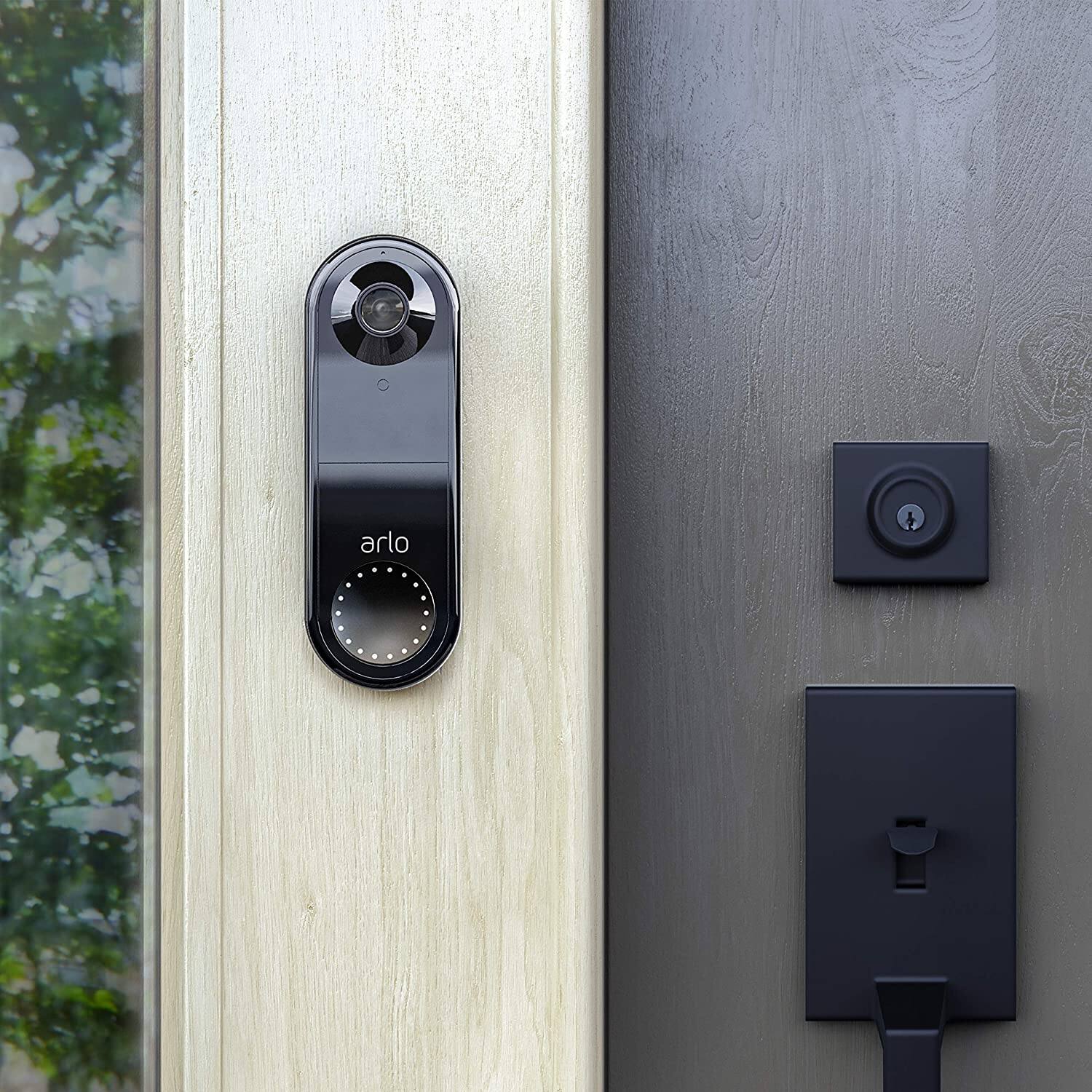 Arlo Wired Video Doorbell (Black) - $99.99 + FSSS
