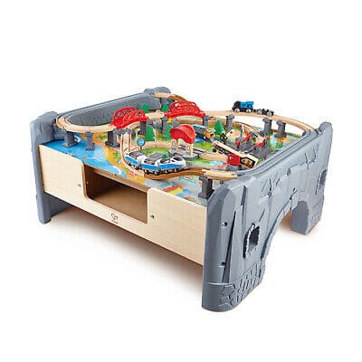 Hape E3766 70 Piece Railway Train Set and Table with Battery Powered Locomotive - $109.99 + Free Shipping