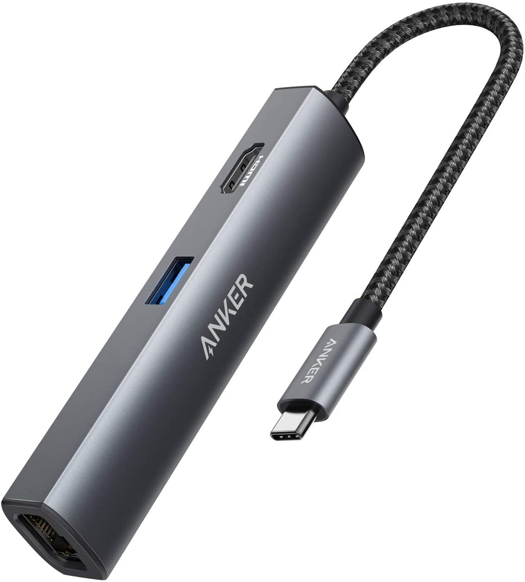 Anker PowerExpand+ 5-in-1 USB-C Hub, with 4K HDMI, 1Gbps Ethernet, 5Gbps Data Transfer $24.99 + FSSS