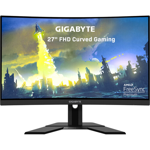 GIGABYTE G27FC 27" 16:9 Curved 165 Hz Adaptive-Sync VA Gaming Monitor $199.99 AR