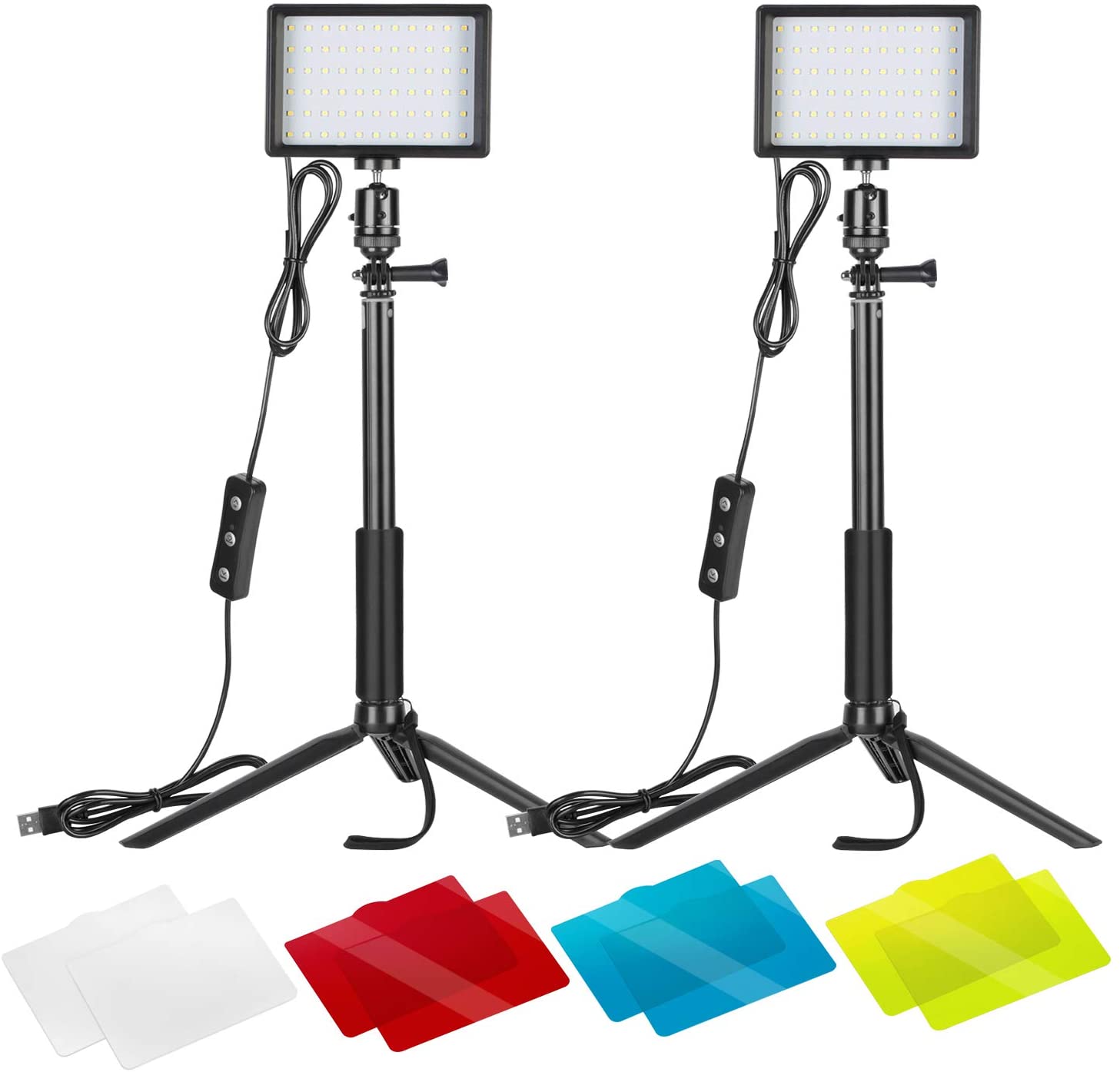 Neewer 2-Pack 5600K USB Video Lights - $25.50 + FSSS