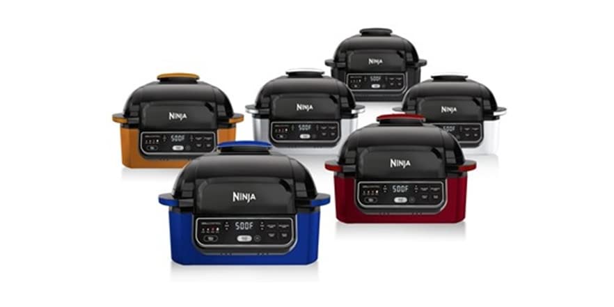 Ninja Foodi IG302Q 5-in-1 Indoor Electric Countertop Grill with 4-Quart Air Fryer, Dehydrate, & Cyclonic Grill (refurb) for $119.99 + FS w Prime