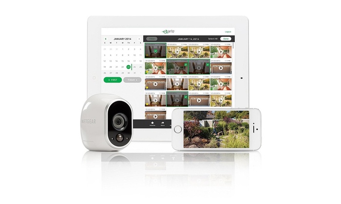 Arlo Security System by NETGEAR - 2 Wire-Free HD Cameras, Indoor/Outdoor, Night Vision + Extra Outdoor Mount (New Version) - $239.99 + Free Shipping at Groupon