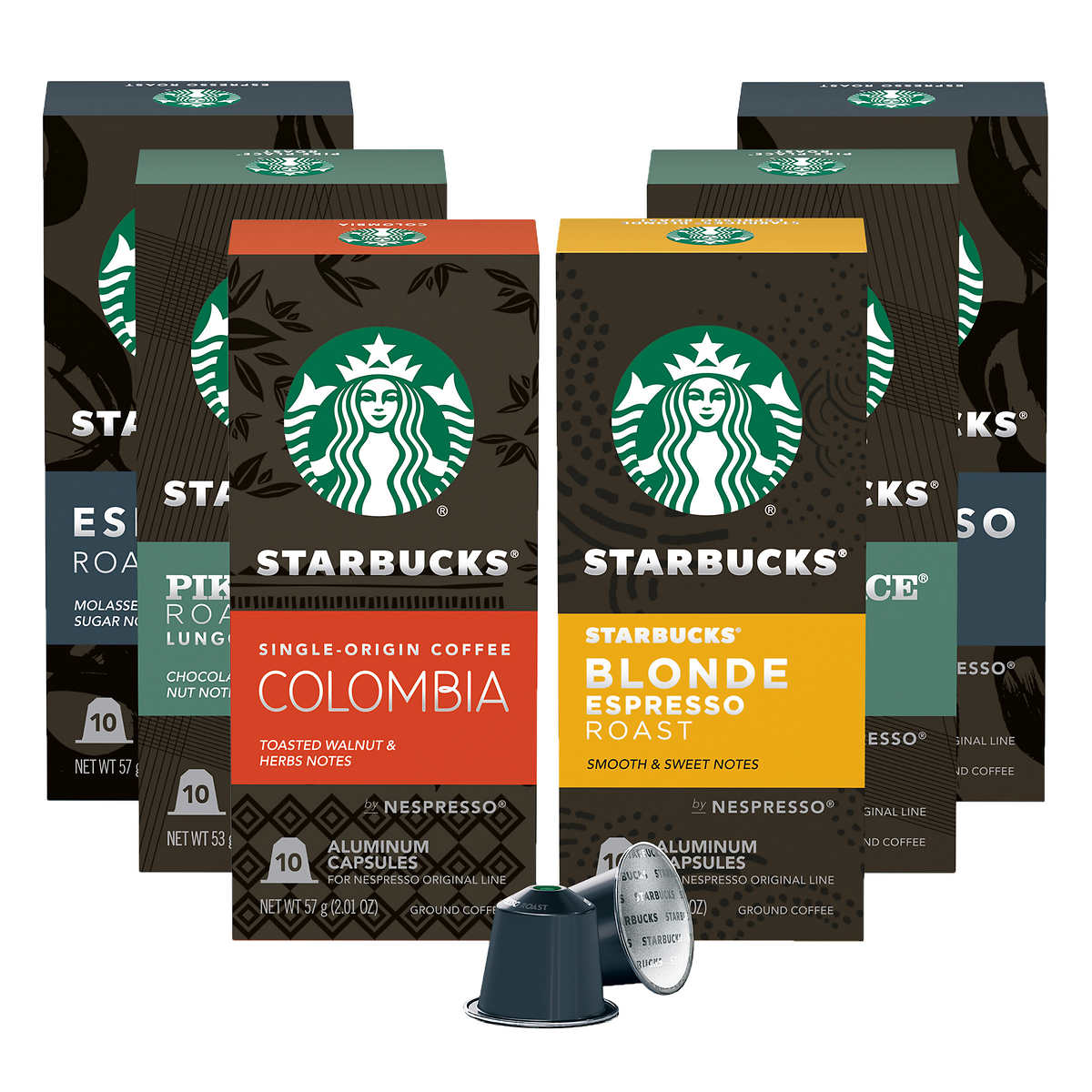 Starbucks by Nespresso Original Line Variety Pack Capsules 60 Count Costco 29.97