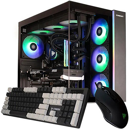 STORMCRAFT FALCON Gaming PC: Ryzen 7 7800X3D, Radeon 9070XT, 32GB DDR5-6000, 1TB Gen4 SSD, 360mm AIO, 850W PSU, Win11H @ $1900 + F/S