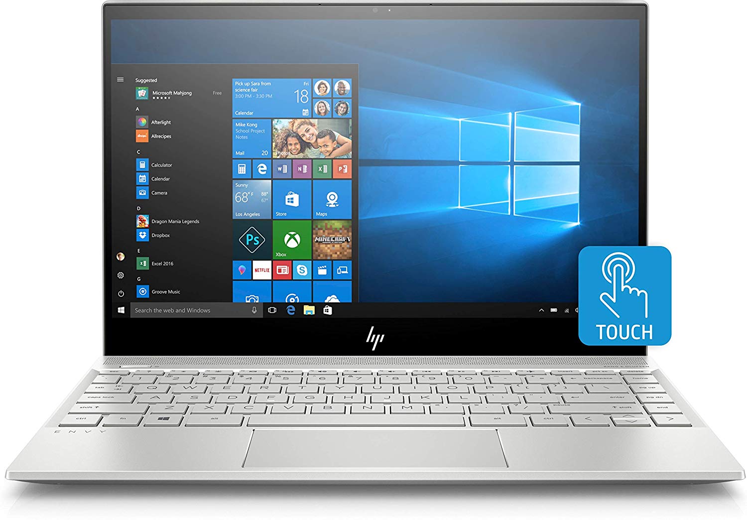 HP Envy 13-ah1025cl: 13.3'' 4K IPS Touch, i7-8565U, 16GB Ram, 512GB PCIe SSD, MX150 2GB. Type-C, Win10H @ $1000