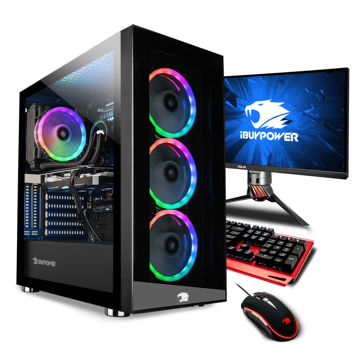 iBuyPower Ryzen 7 RTX2080 SUPER: Ryzen 7 3700X, 16GB DDR4, 512GB PCIe SSD, RTX 2080 Super, 750W PSU, 240mm Cooling, No OS @ $1349.95 + F/S