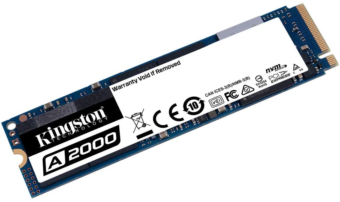 Kingston A2000 1TB M.2 PCIe 3.0x4 NVMe 2280 SSD, 2200/2000 MB/S R/W Speed with Full Security Suite @ $99.99 + F/S