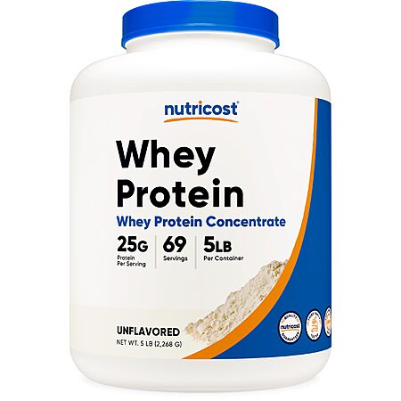 Nutricost Whey Protein 5lb as Low as $6.63/lb!