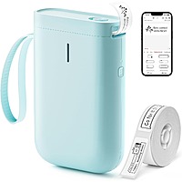 NIIMBOT D11 Bluetooth Label Maker with tape (Blue) $8.99 + Free Shipping w/ Prime or on $35+
