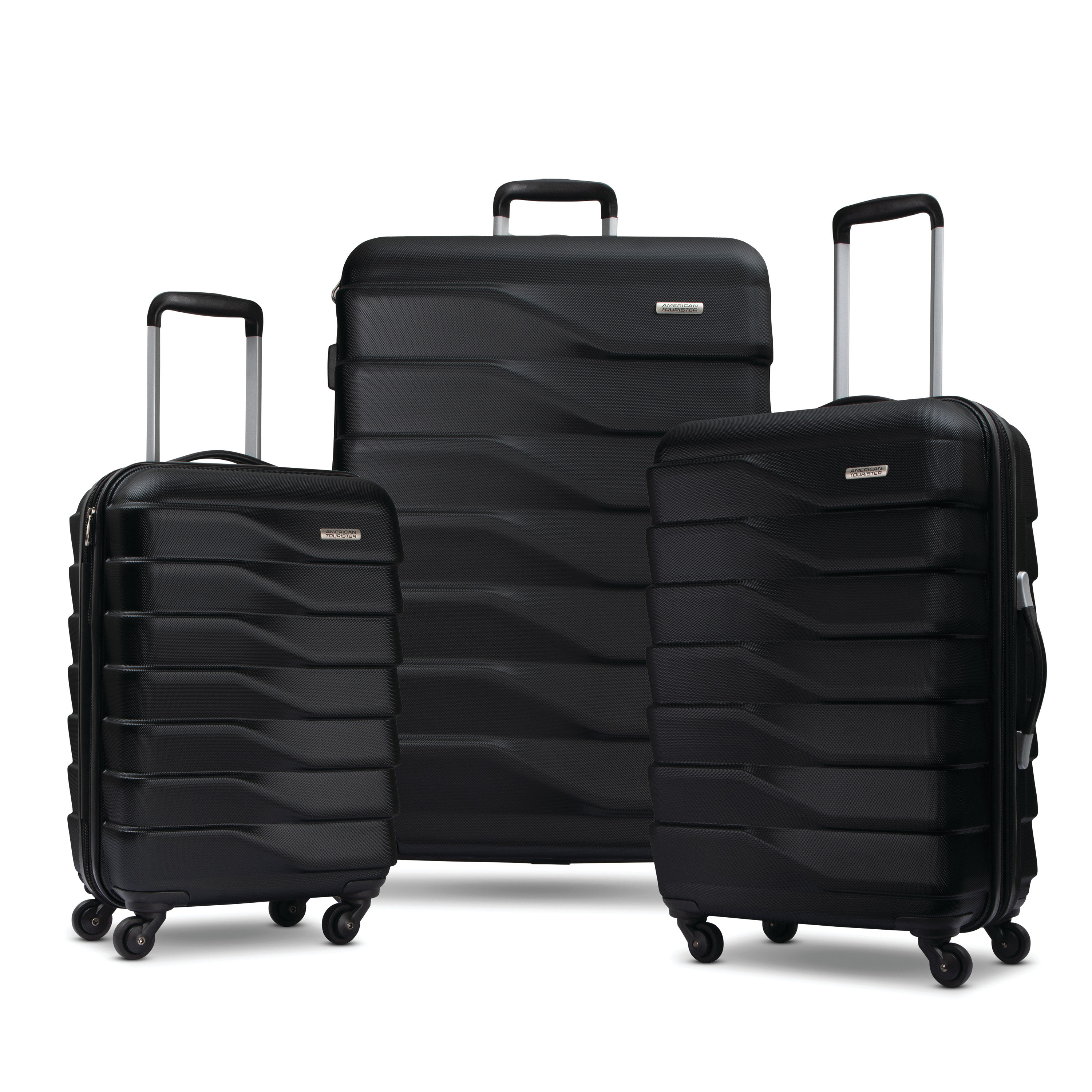 3 Pc American Tourister Hardside Spinner Luggage Set Blush 20