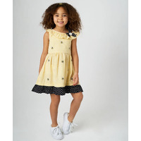 Toddler and Little Girls Dresses: Rare Editions Bumble Bee Seersucker Dress  $6.26 + Free In-Store Pickup at Macys or Free Shipping on $25+