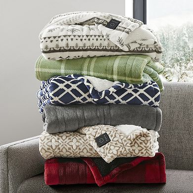 Serta Plush To Sherpa Heated Electric Throw Blanket w/ Built-in Controller (Various) $14.44 + Free Store Pickup at Kohl's or F/S on Orders $49+