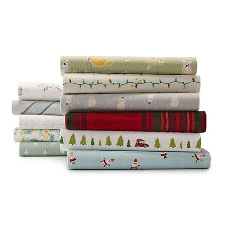 Cuddl Duds Flannel Sheet Sets Or Pillowcases: 4-Pc Queen $12.49, 4-Pc Full $9.99 & More + Free Store Pickup at Kohl's or F/S on Orders $49+