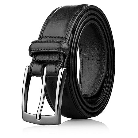 SANSTHS 2 Pack Ratchet Leather Belts For Men