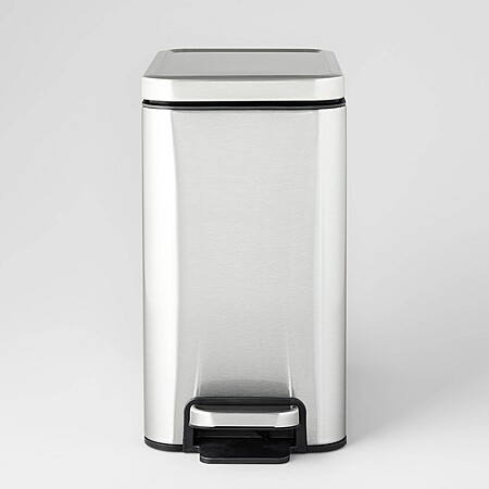 Stainless Slim Step Trash Can at Target - $13.60