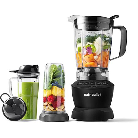 3-Speed Nutribullet Full-Size Blender Combo w/64-Oz Pitcher + 32-Oz Cup + 24-Oz Cup (Black) $79.90 + Free Shipping
