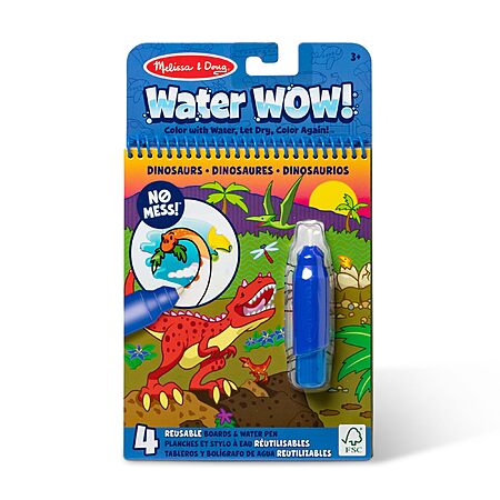 Melissa & Doug On the Go Water Wow! Reusable Water-Reveal Activity Pad (Dinosaur) $4.49 + Free Shipping w/ Prime or on $35+