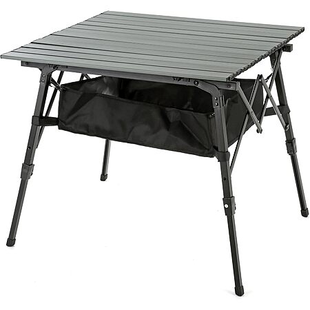 Select Areas: 39" ARROWHEAD Outdoor Aluminum Folding Camp Roll Up Table (Grey) $38 + Free S&H