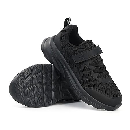 JABASIC Kids Hook & Loop Low Top School Uniform Sneaker (All Black) Or Girls School Uniform Dress Shoes T-Strap Mary Jane Flats $15.99+ Free Shipping w/ Prime or on $35+