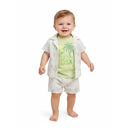 3-Piece Disney Baby Boys' Pixar Toy Story Rex Outfit Set (3 Colors, Sizes: Upto 24M) $4.99 + Free Shipping w/ Walmart+ or on $35+