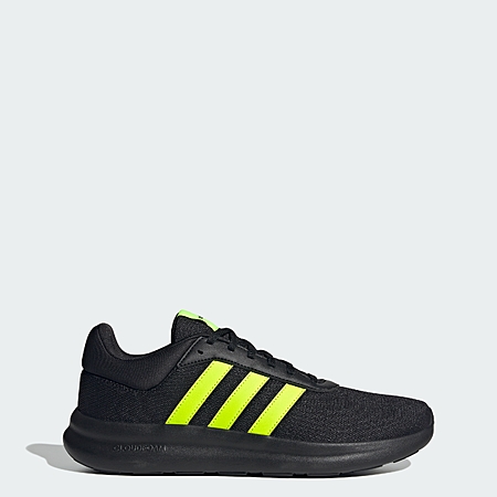 adidas Men's Lite Racer 4.0 Shoes (Core Black / Lucid Lemon) $20 + Free S&H