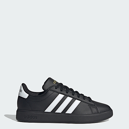 adidas Women's Grand Court 2.0 Shoes (Core Black / Cloud White / Gold Metallic) $18.40 + Free Shipping