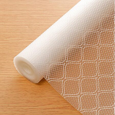 197" Cooyes Non-Adhesive EVA Shelf & Drawer Liner (Transparent White) $12.99 + Free Shipping w/ Prime or on $35+