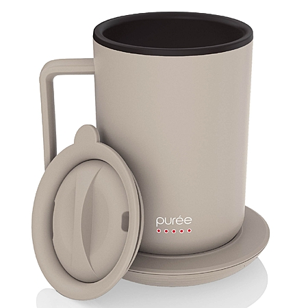 12-Ounce Tzumi Puree Warming Stainless Steel Coffee Mug w/ Anti-Spill Lid (Various Colors) $19.99 + Free Pickup at Macys or Free Shipping on $39+