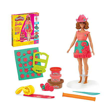 Play-Doh Barbie Florals & Fringe Set $7.96 & More + Free Pickup at Macys or Free Shipping on $39+