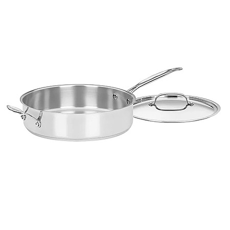 5.5-Quart Cuisinart Chef's Classic Stainless Steel Saute Pan + The Big One Wash Cloth $34.38 + Free Store P/U at Kohl's or F/S on Orders $49+