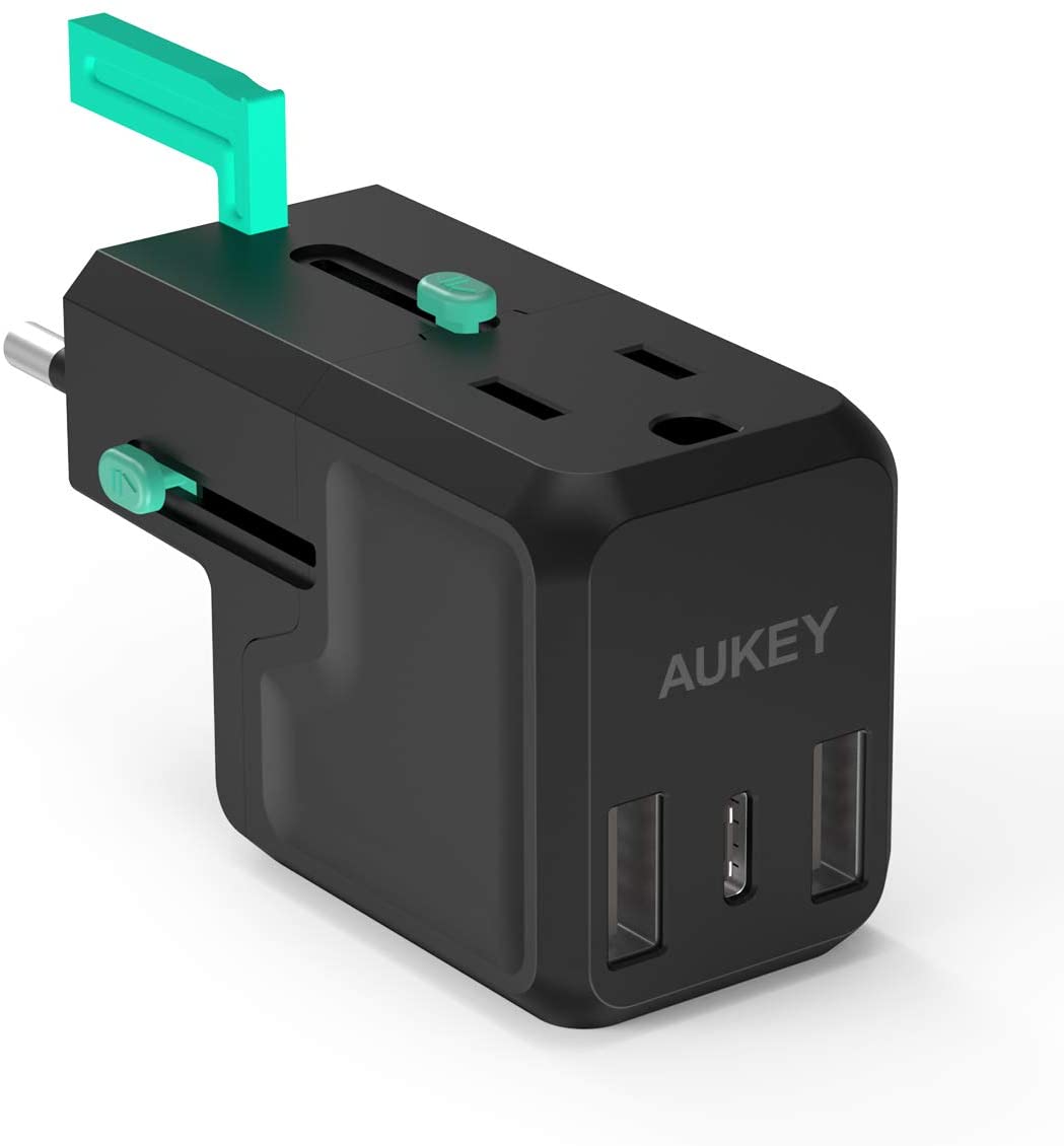 AUKEY Universal USB-C Travel Plug Adapter $15.74 + Free Shipping