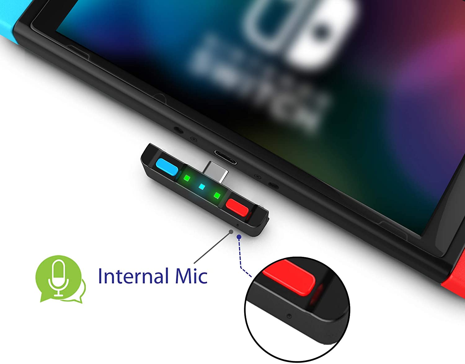 HomeSpot Dual aptX Bluetooth 5.0 Audio Transmitter with Qualcomm Chipset USB C  w/Mic for Nintendo Switch $24.49 AC Amazon