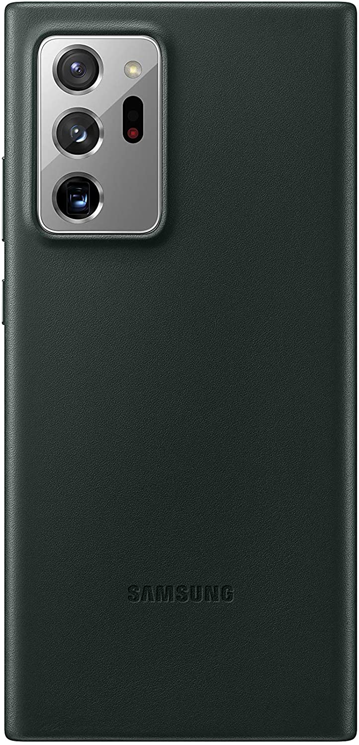SAMSUNG Galaxy Note20 Ultra 5G Case, Leather Back Cover Amazon $24.99