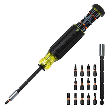 [Clearance, YMMV] Klein Tools 32303 14-in-1 Multi-Bit Adjustable Length Screwdriver $5.72 at Lowe's