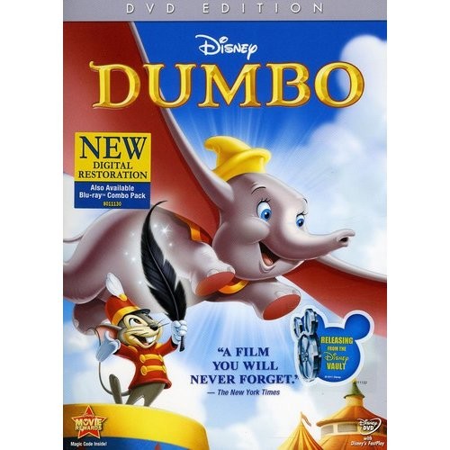 Prime Members: Dumbo Anniversary Edition: Blu-ray/DVD combo $9.99 at Amazon