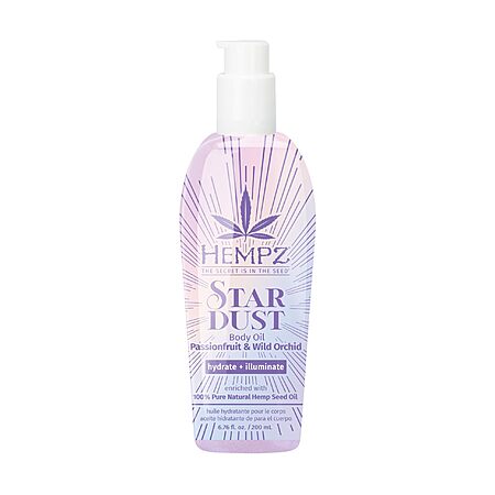 Hempz Star Dust Body Oil, Highlighting Moisturizer, Silver Shimmer Gel, Unicorn Sparkle, 6.76 oz. $12.5